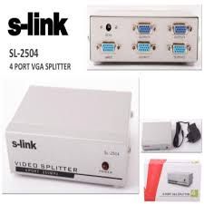 S-LINK SL-2504 4 PORT VGA SPLITTER